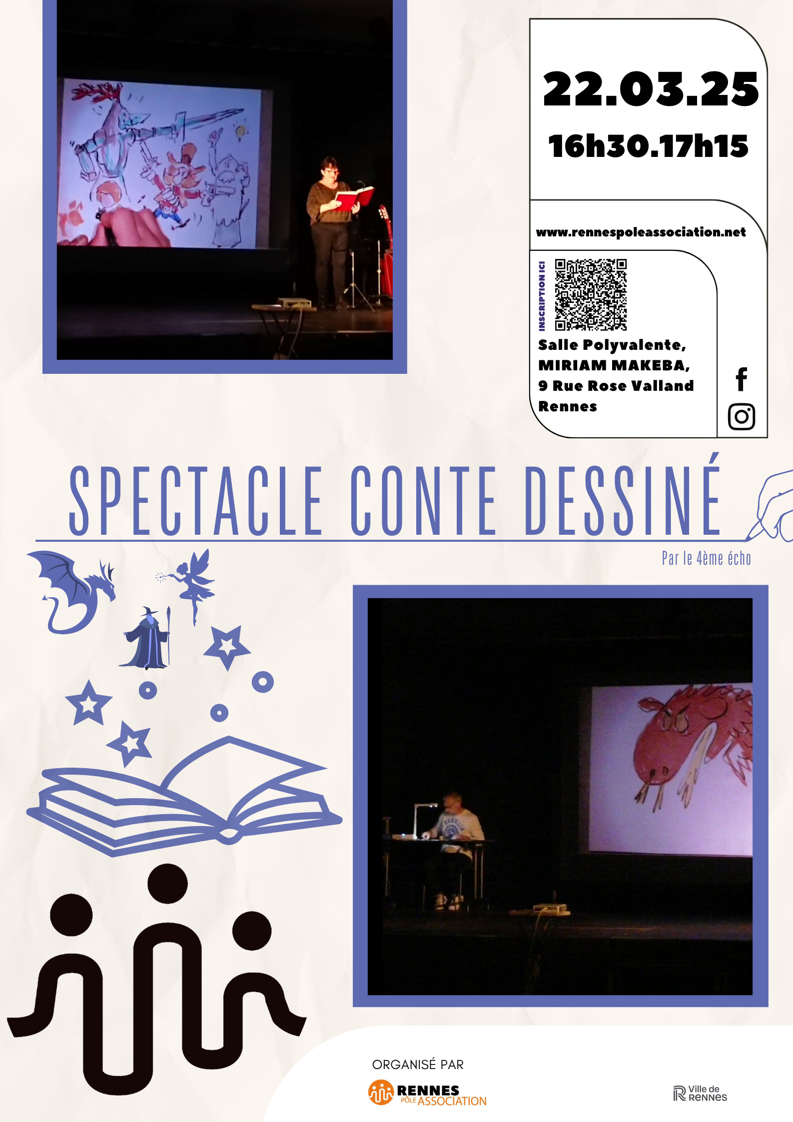 Spectacle conte dessiné